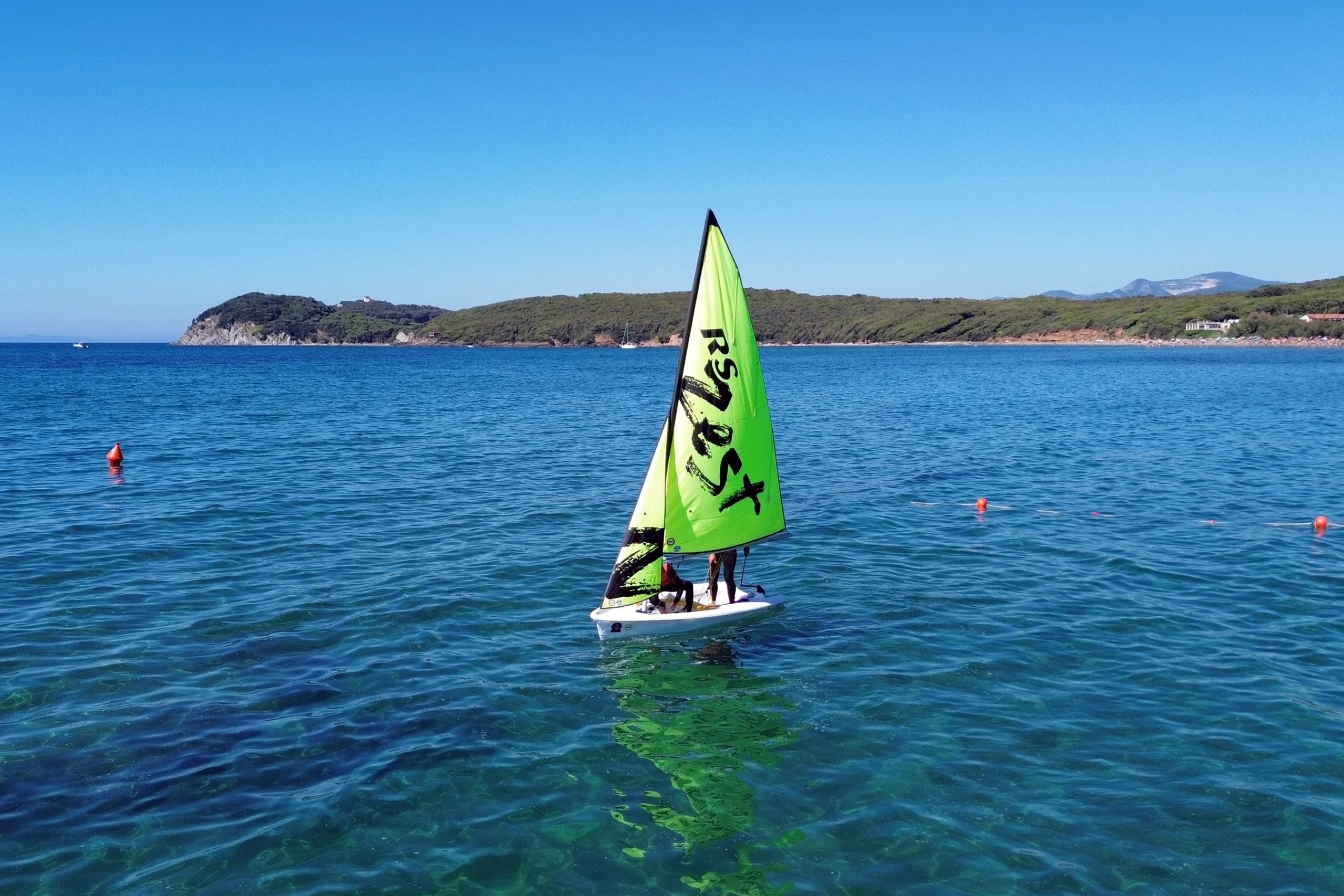 Corso barca a Vela acquatici Golfo di Baratti con istruttore - Blu Barattti