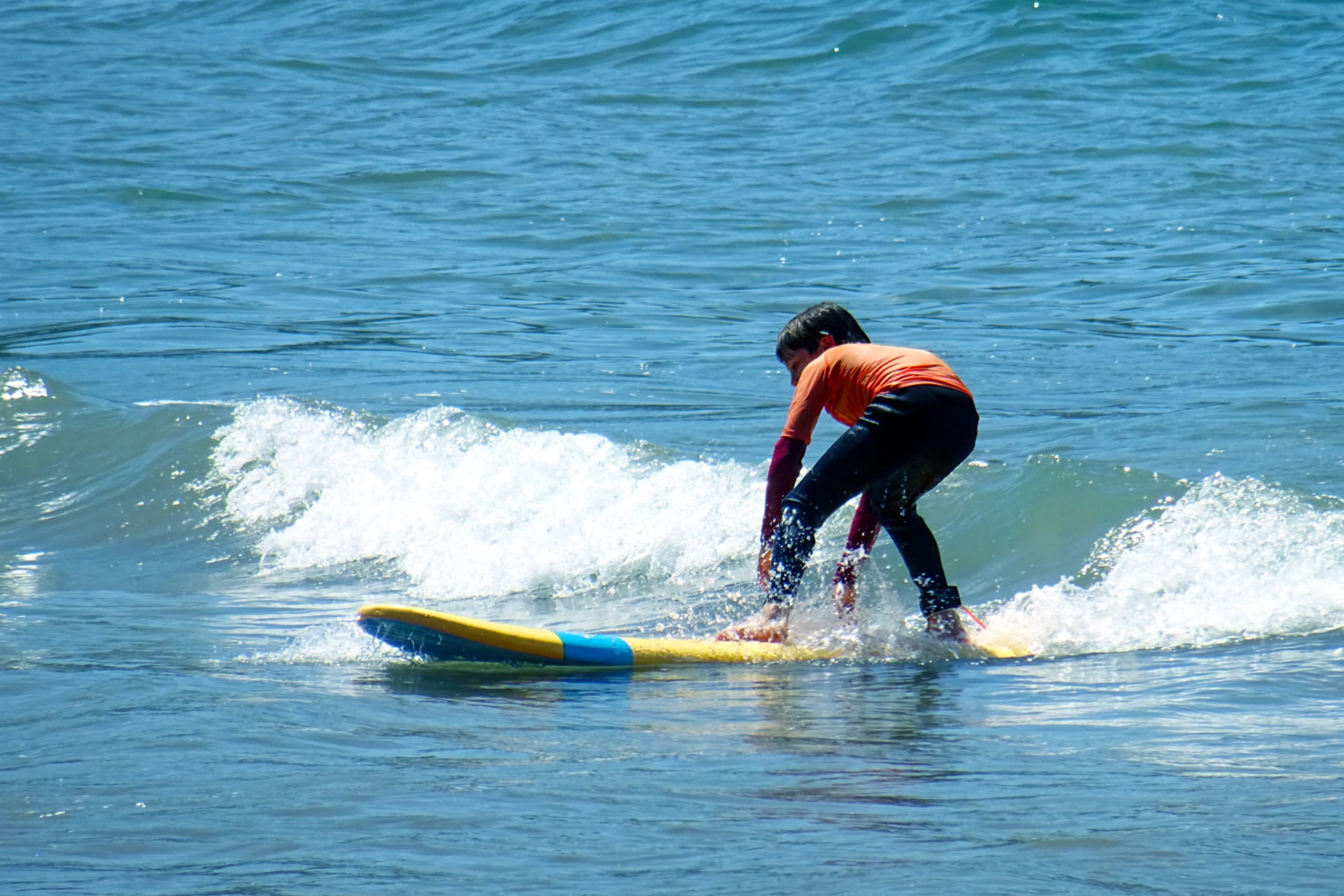 Corso surf Golfo Baratti per ragazzi e bambini
