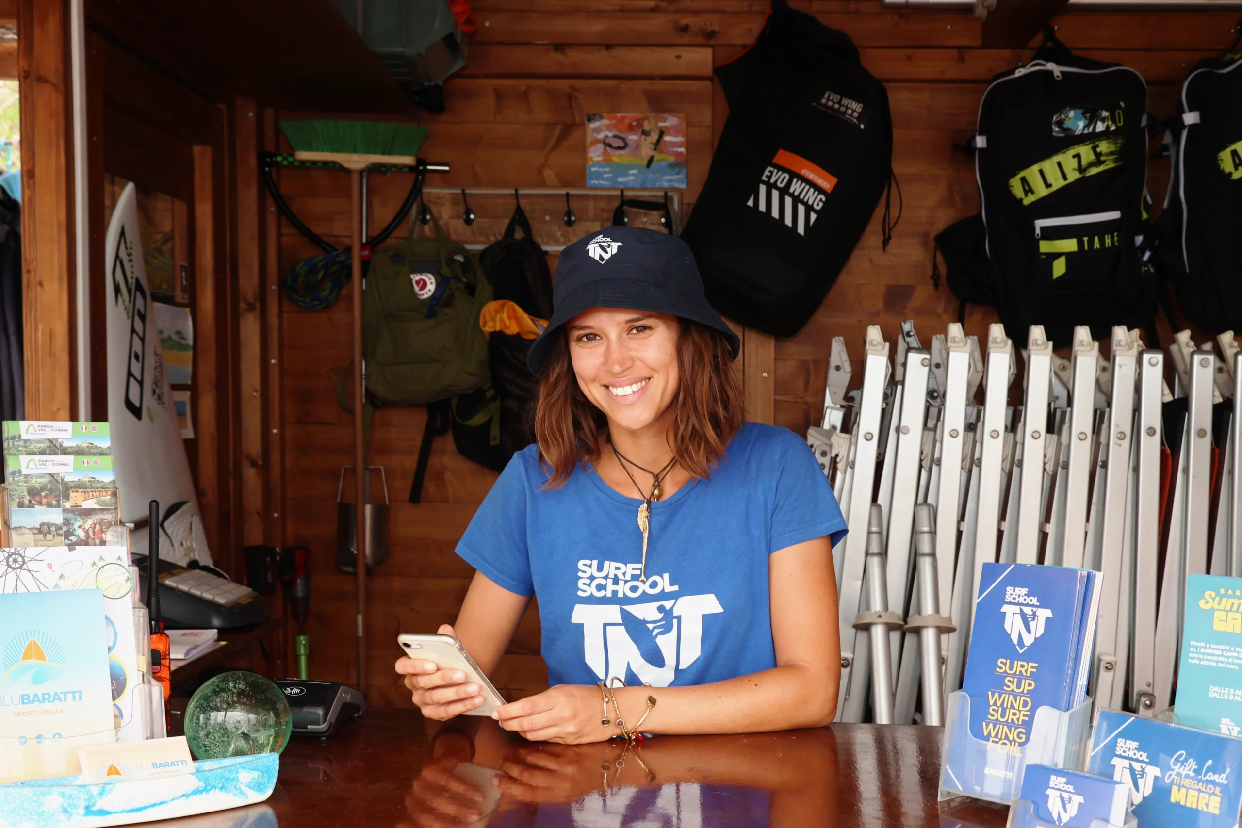 TEAM TNT SURF SCHOOL BLU BARATTI